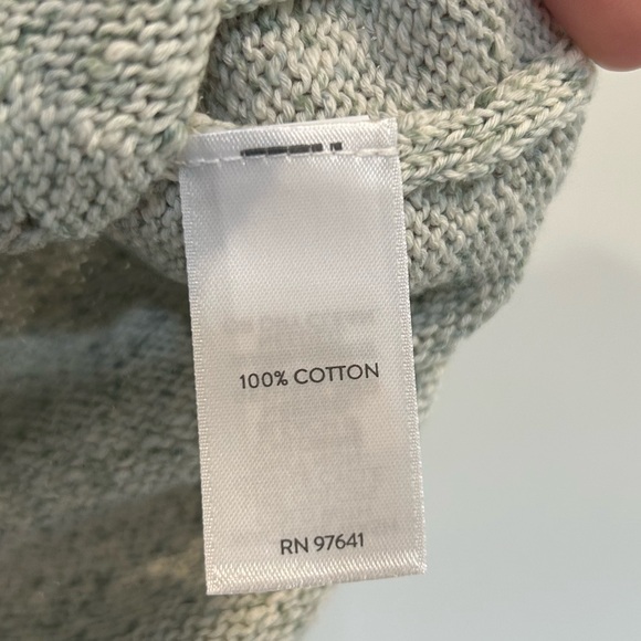 Pure Jill Sweater Womens Petite Small Open Knit Sleeveless Pullover Pistachio - Picture 5 of 9